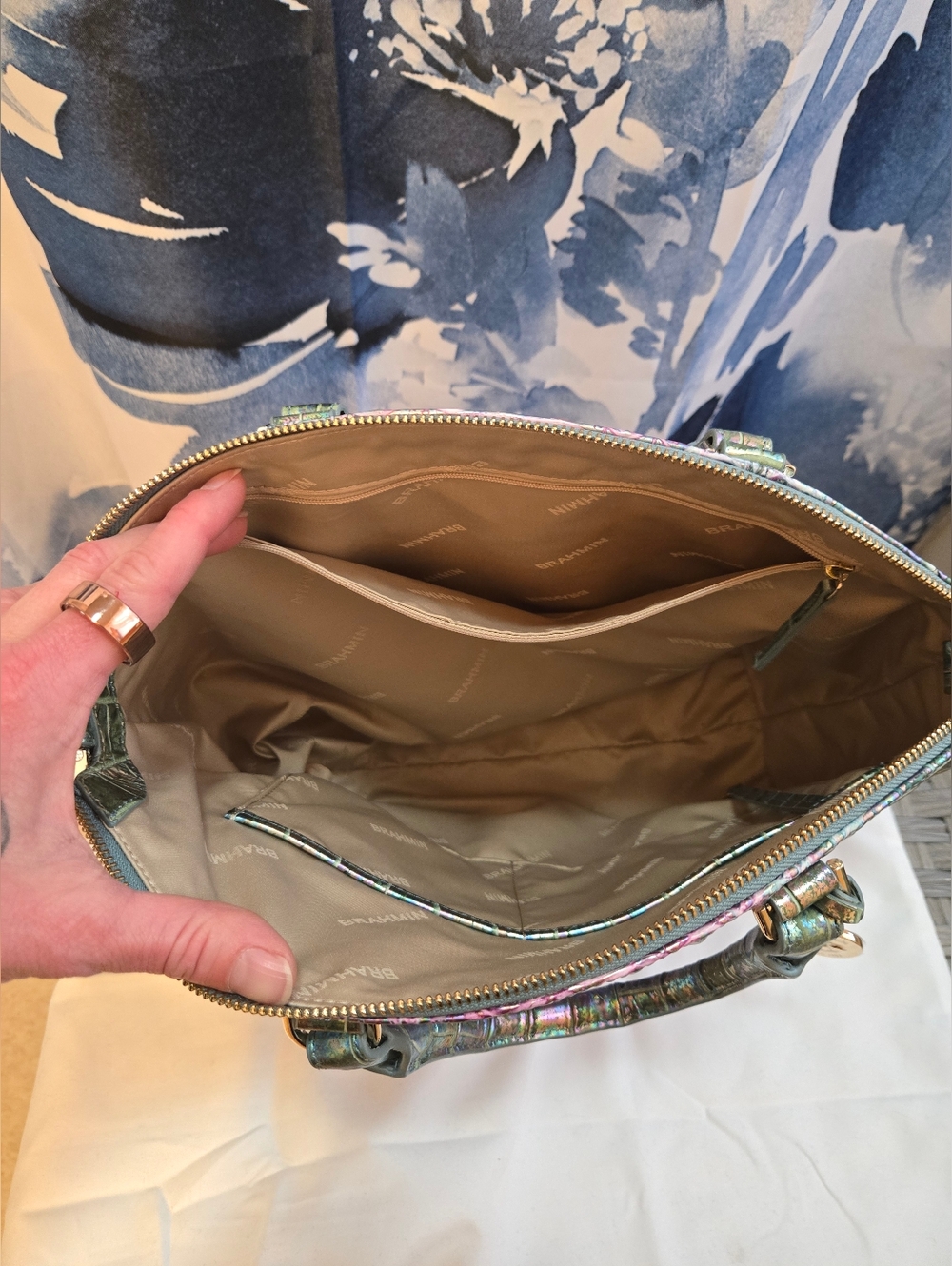 Brahmin Large Duxbury Satchel - Picture 4 of 8